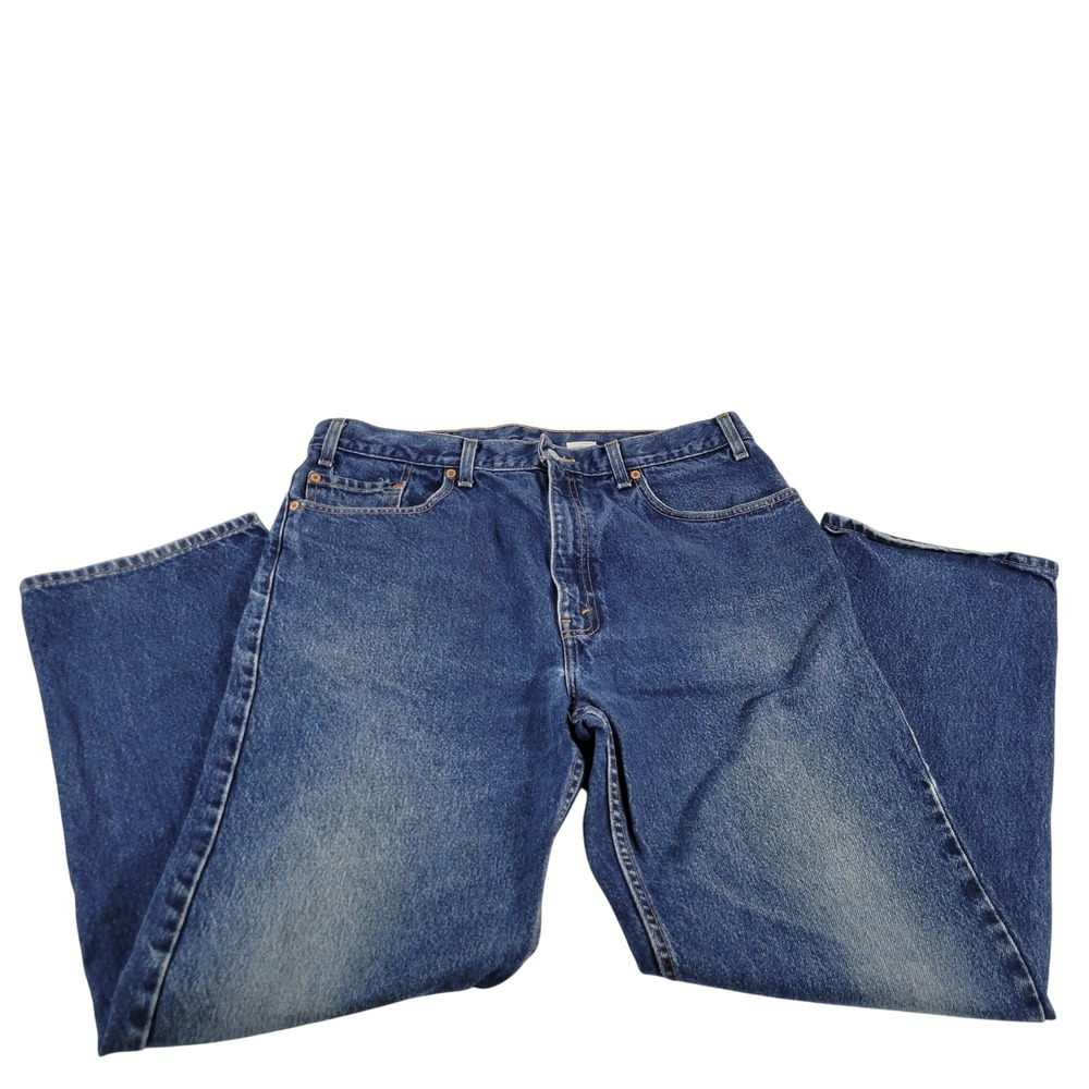 VTG Levi Strauss Co 505 Regular Fit Straight Leg‎ Jeans Mens W38 L30 Blue Denim